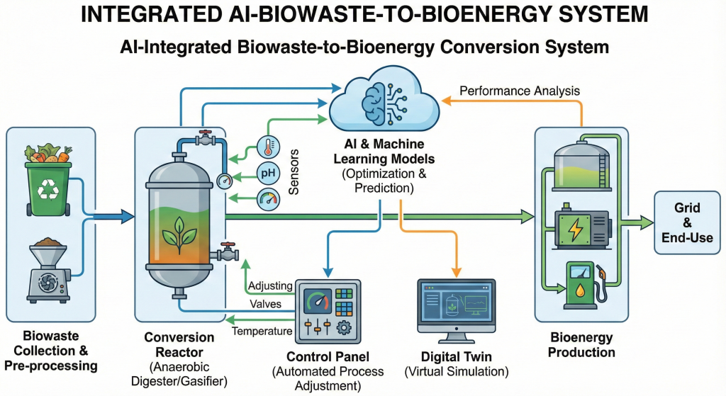 کاربردهای هوش مصنوعی در بهینهسازی تبدیل زیستتوده به انرژی