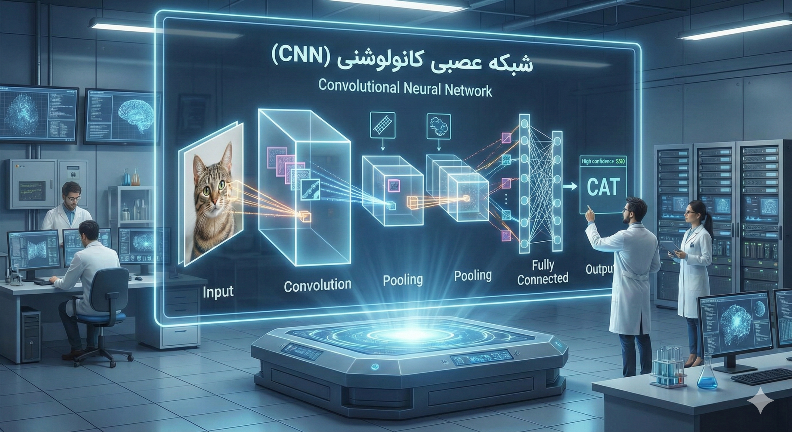 شبکه عصبی کانولوشنی (CNN)