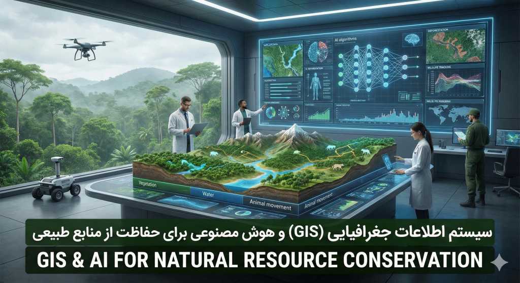 سنجش از دور ، سیستم اطلاعات جغرافیایی (GIS) و هوش مصنوعی برای حفاظت از منابع طبیعی