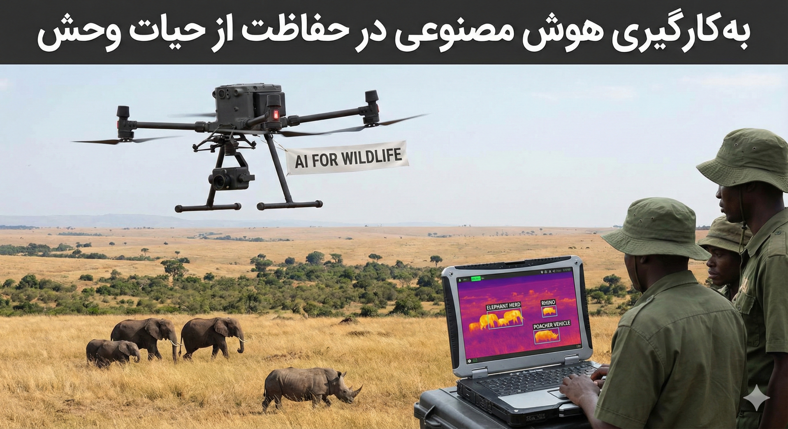 هوش مصنوعی در حفاظت از حیات وحش