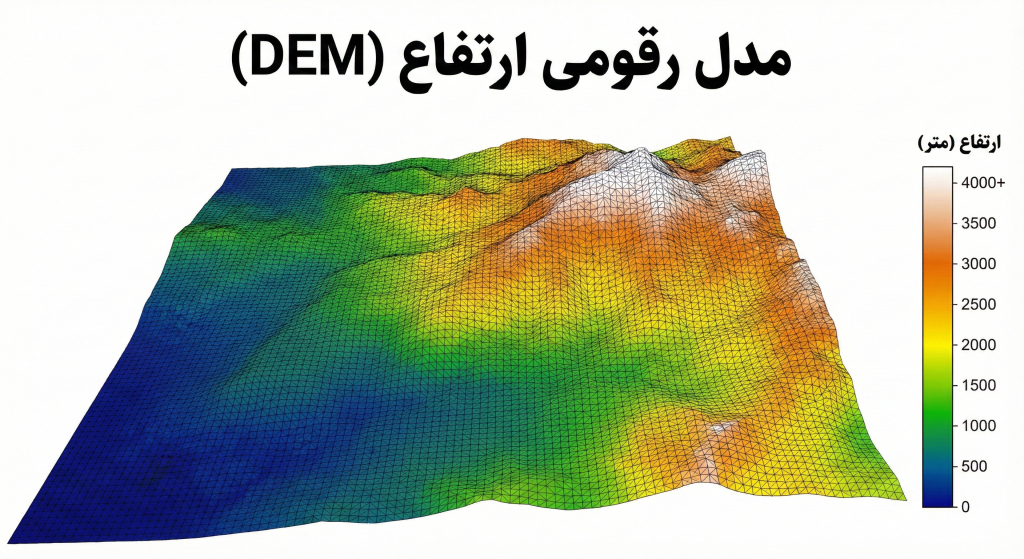 مدل رقومی ارتفاع (DEM)