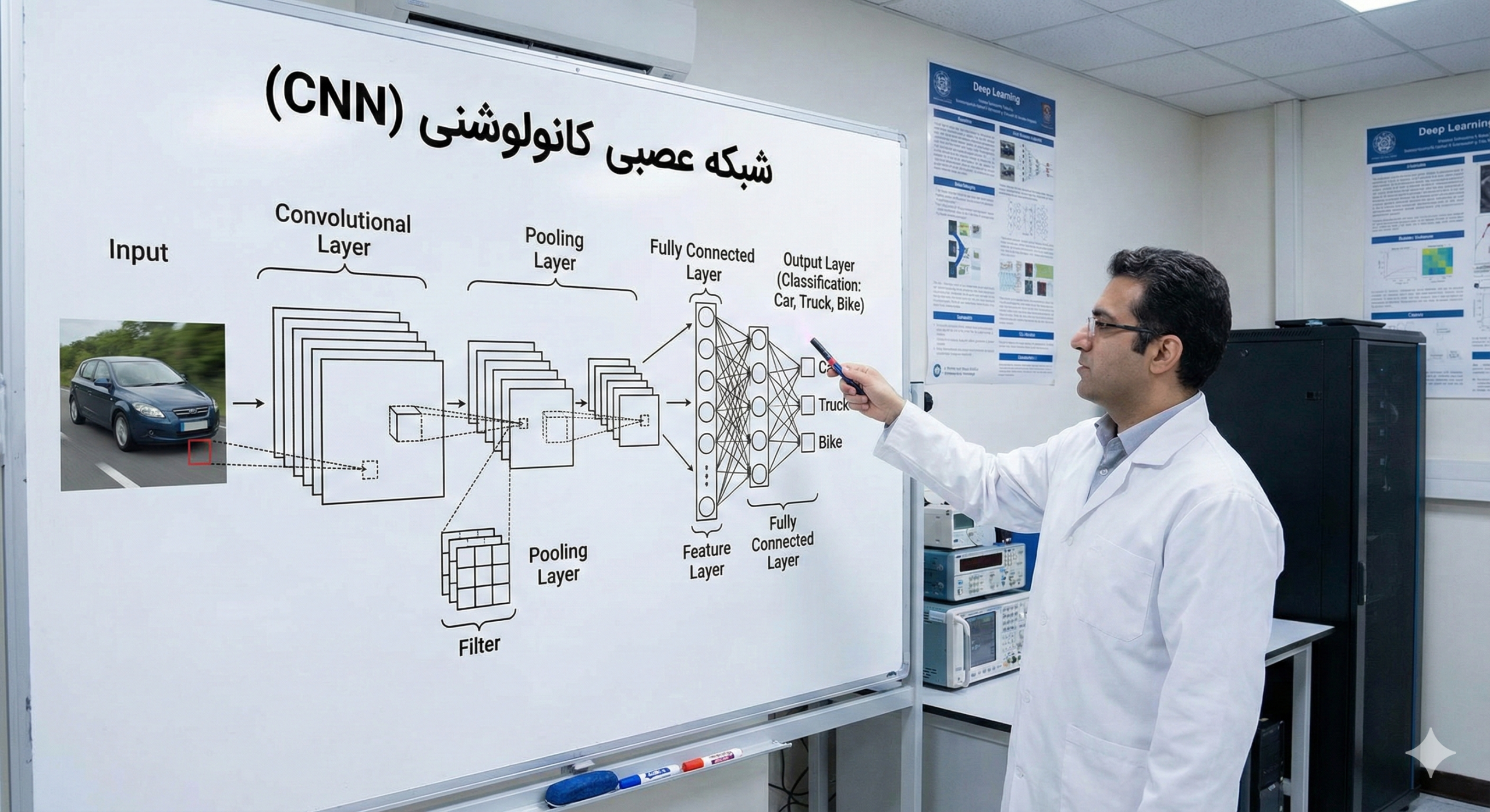 شبکه عصبی کانولوشنی (CNN)