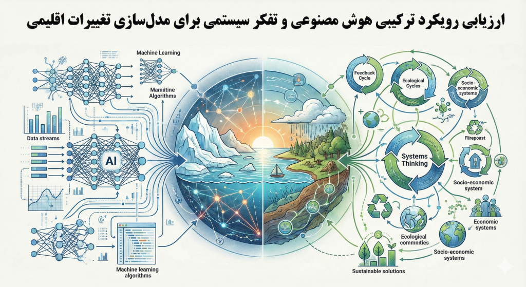ارزیابی رویکرد ترکیبی هوش مصنوعی و تفکر سیستمی برای مدل‌سازی تغییرات اقلیمی